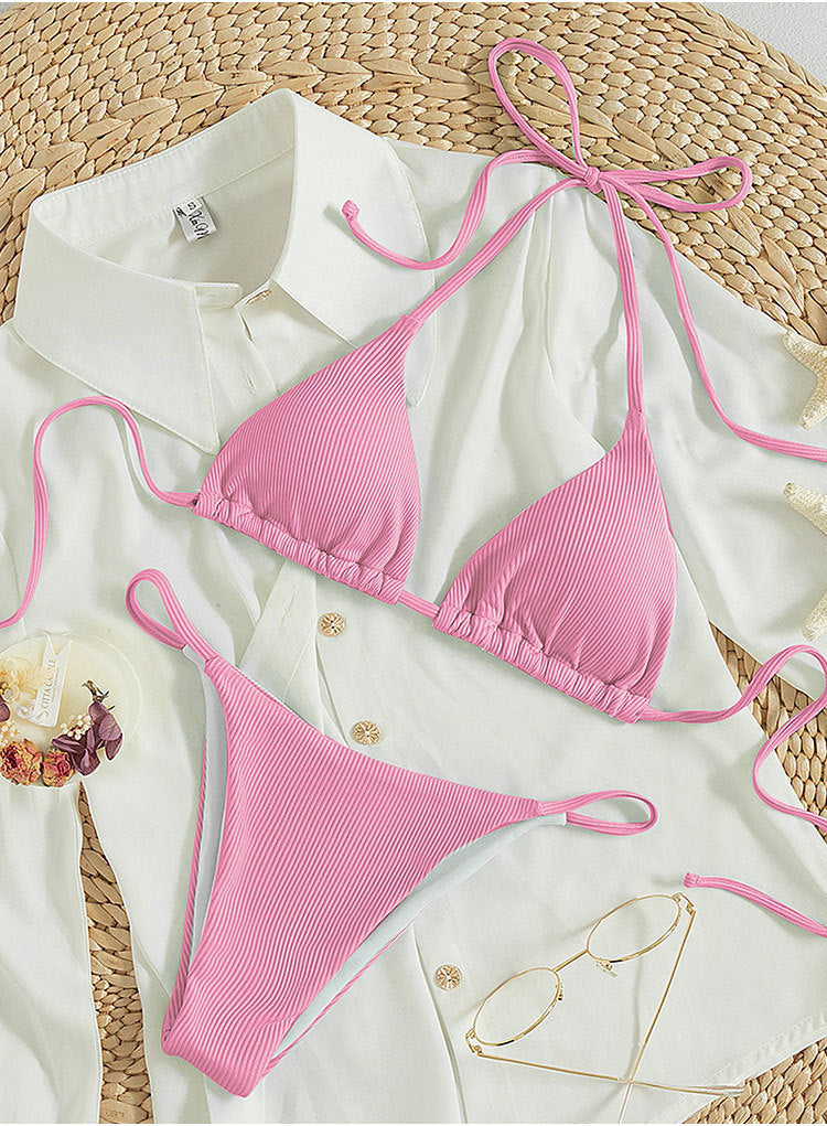 Stylish lace and nylon bikini sets - image 3