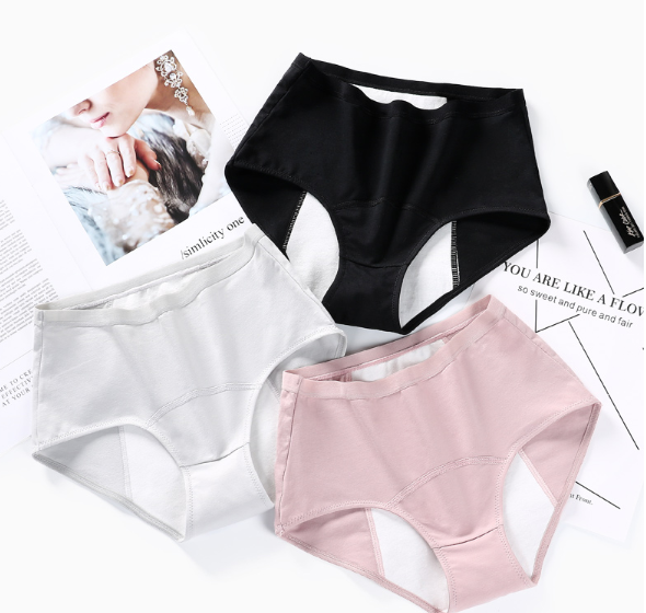 High-waisted breathable cotton lingerie briefs - image 2