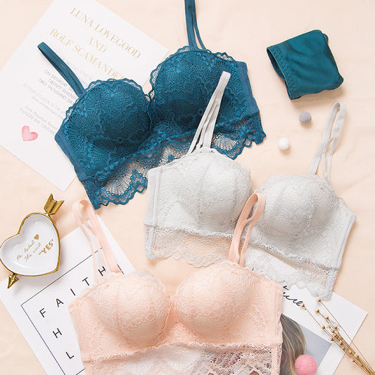 Elegant feminine breathable lace bras - image 1