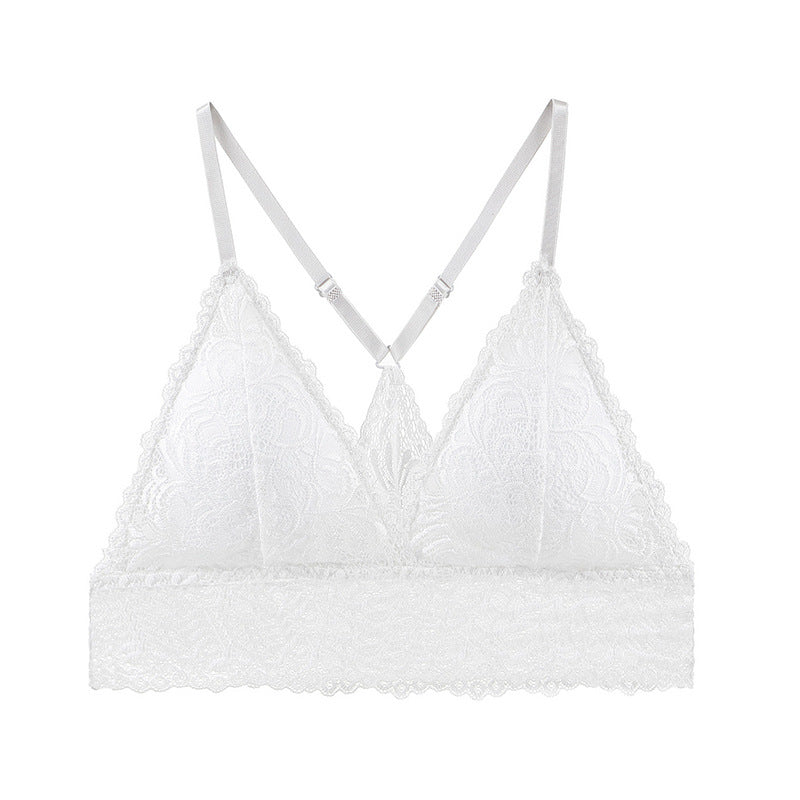 Elegant breathable lace and nylon bras - image 2