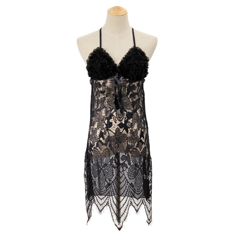 Elegant backless lace and nylon bras