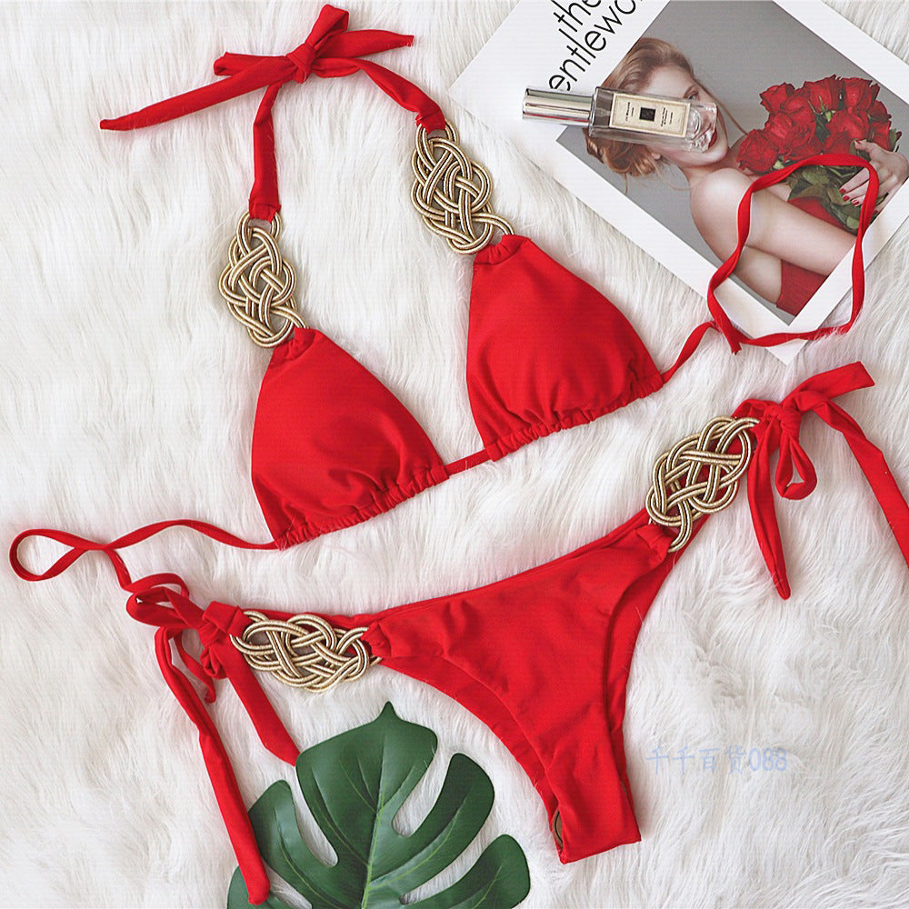 Black push-up lingerie bikini set - product image 1