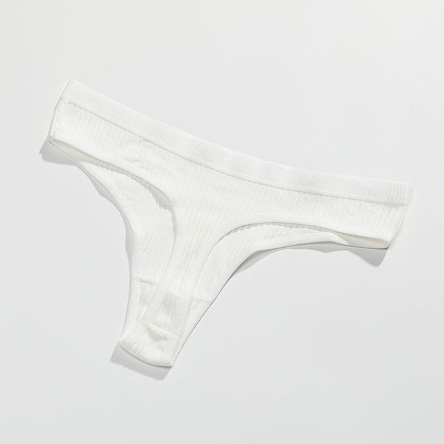 Elegant feminine cotton lingerie briefs