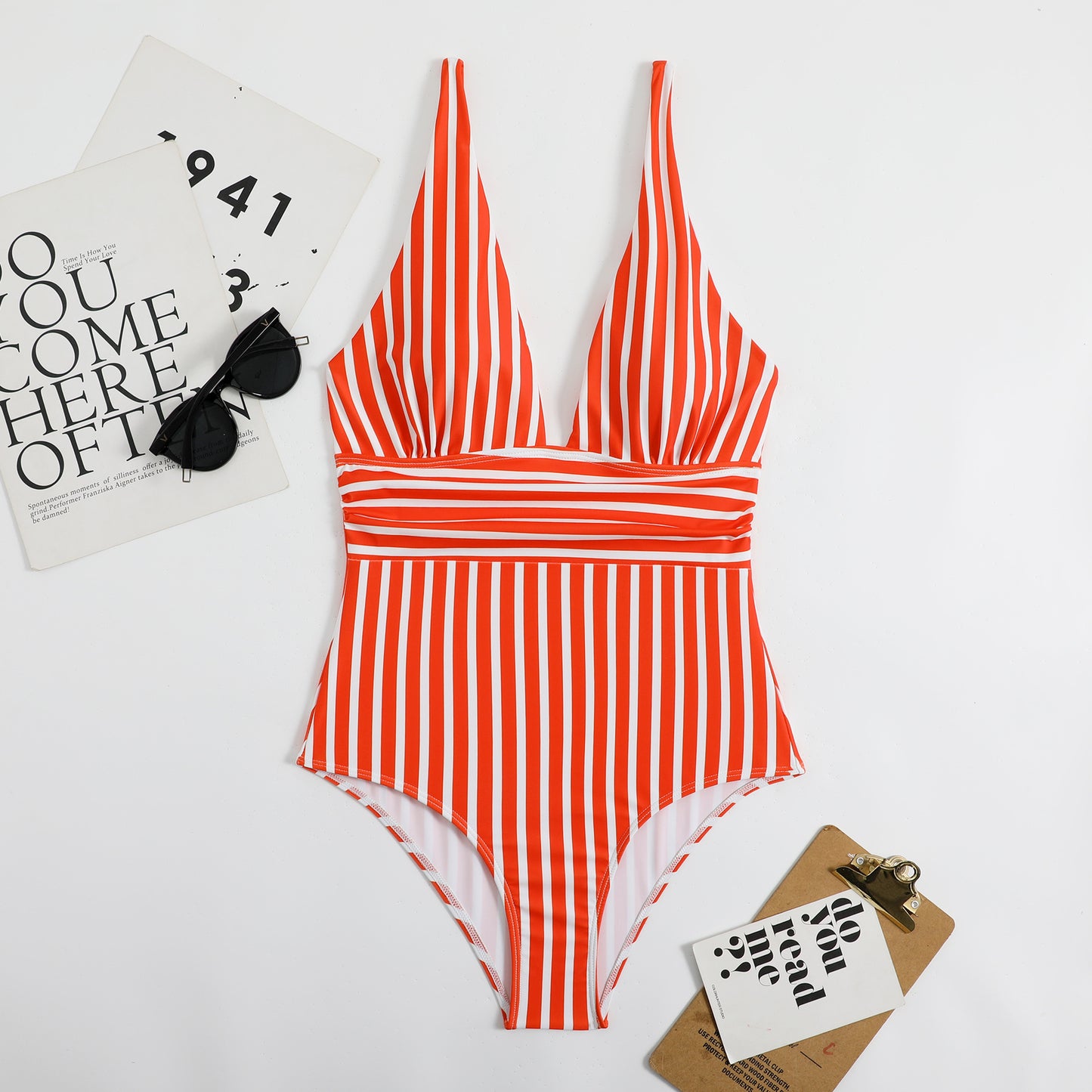 Stylish polyester and spandex bikini sets