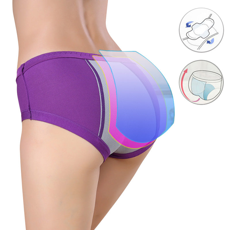 High-waisted cotton and polyester lingerie briefs - image 3