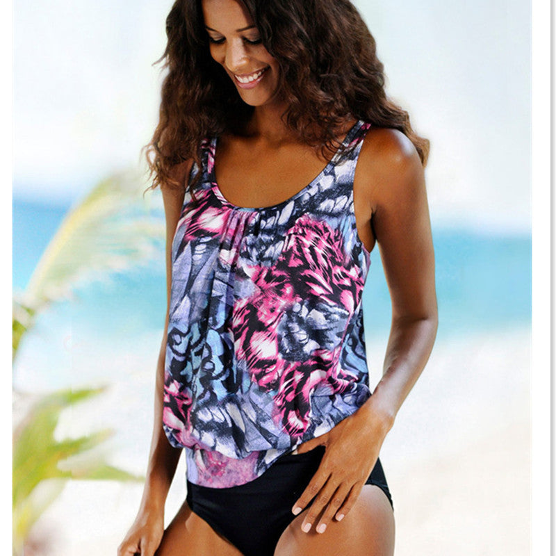 Plus-size polyester lingerie bikini sets
