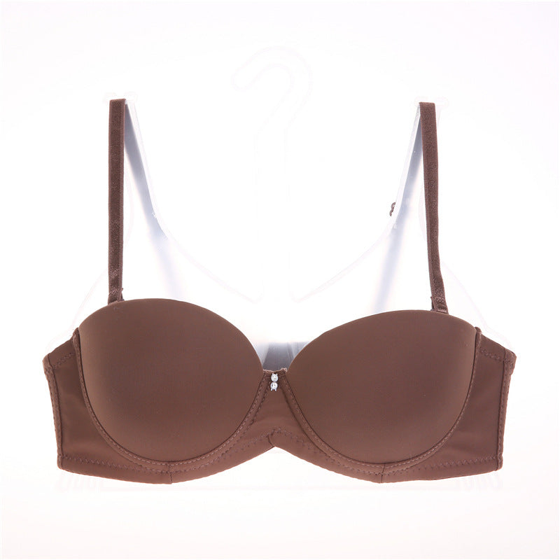 Elegant feminine push-up nylon bras