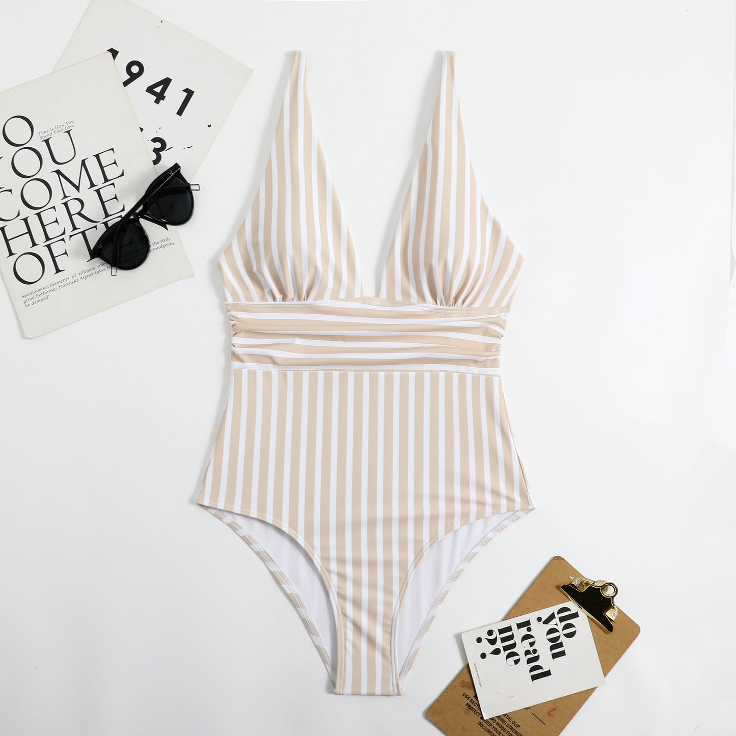 Stylish polyester and spandex bikini sets