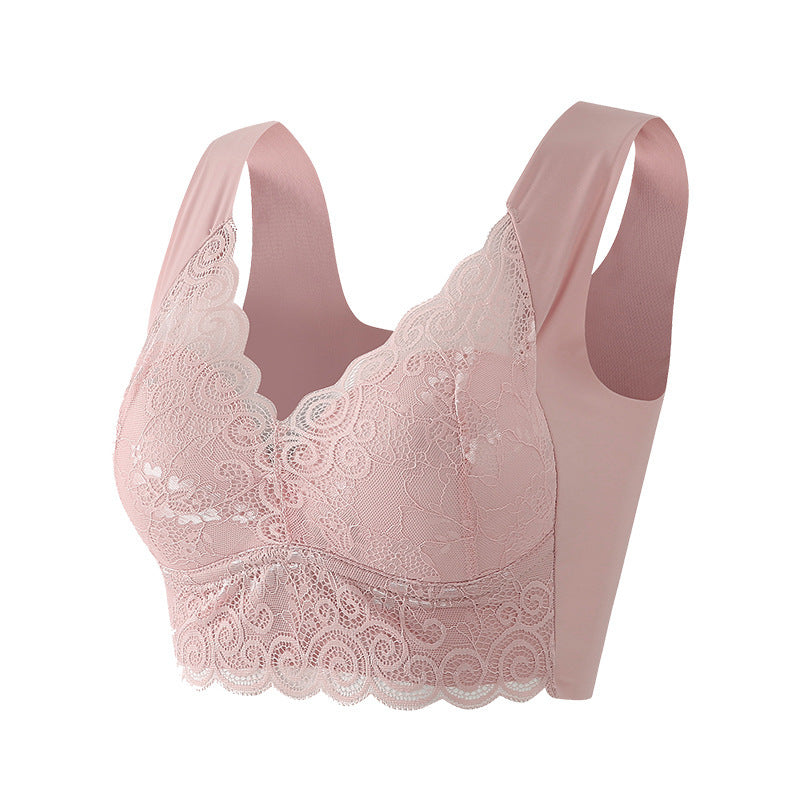 Elegant feminine push-up nylon bras