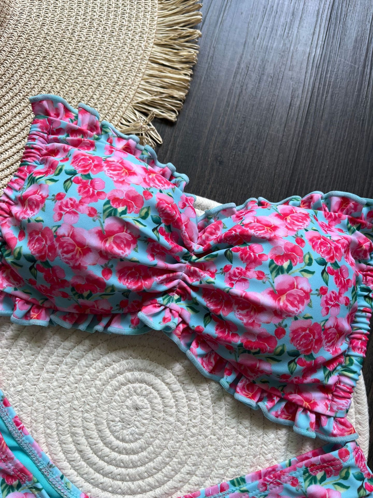 Floral lingerie bikini set - product image 2
