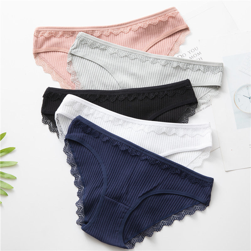 Cotton lingerie briefs - image 2