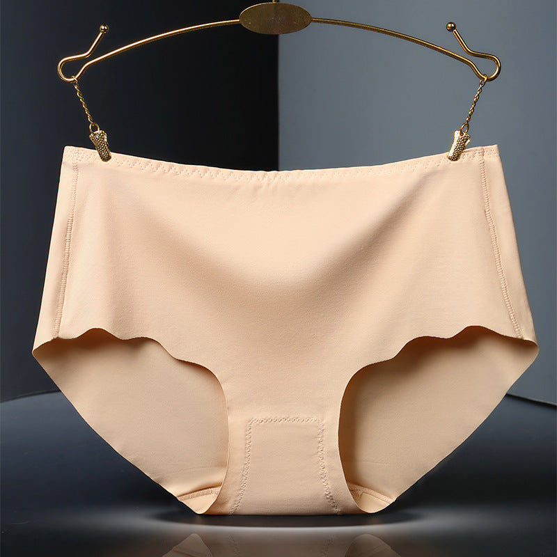 Seamless cotton and silk lingerie briefs - image 1