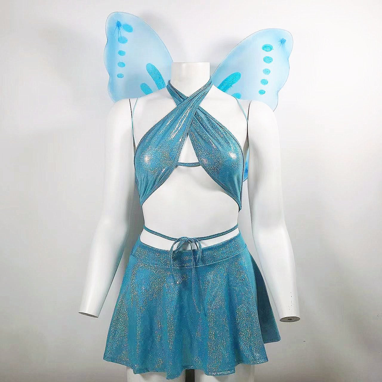 Halter Polyester Lingerie Skirt Sets product image
