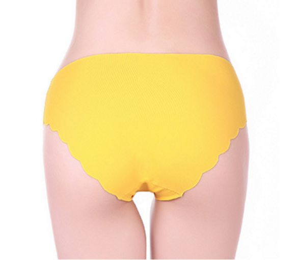 Seamless cotton and nylon lingerie briefs - image 4