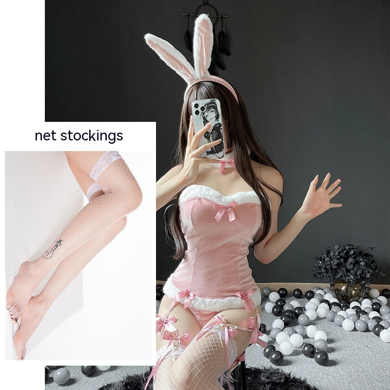 Uniform silk and polyester lingerie skirt sets