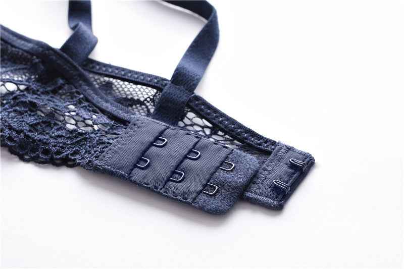 Push-up breathable lace and polyester bras - image 4