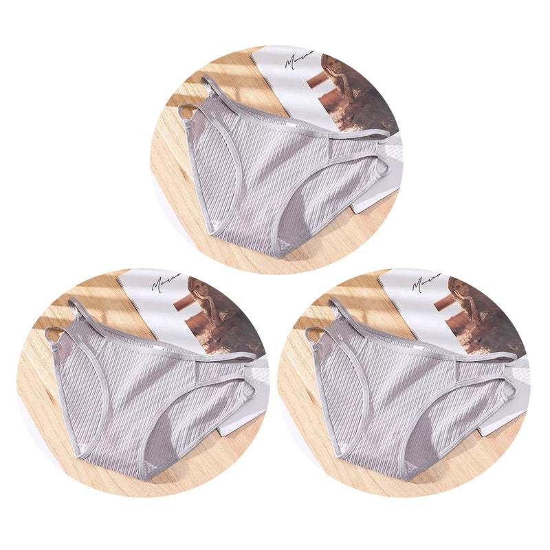 Seamless breathable cotton lingerie briefs