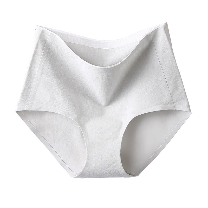 Elegant high-waisted cotton lingerie briefs - image 1