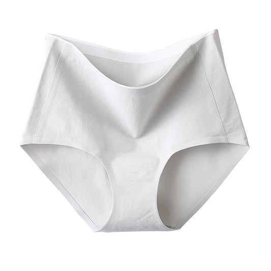 Elegant high-waisted cotton lingerie briefs - image 1