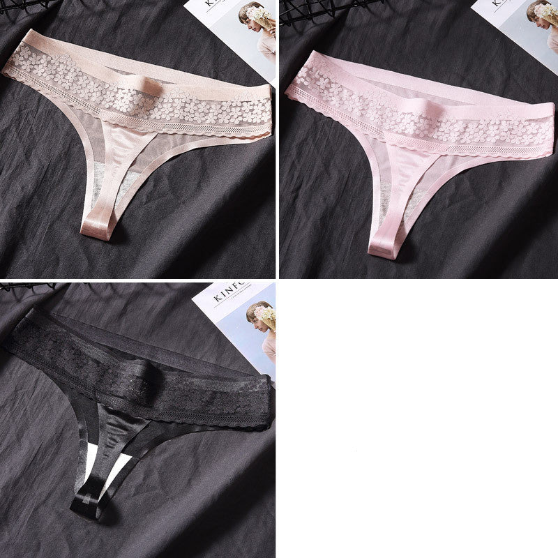 Elegant cotton and silk lingerie briefs