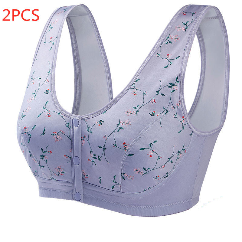 Elegant breathable underwire cotton bras - image 2