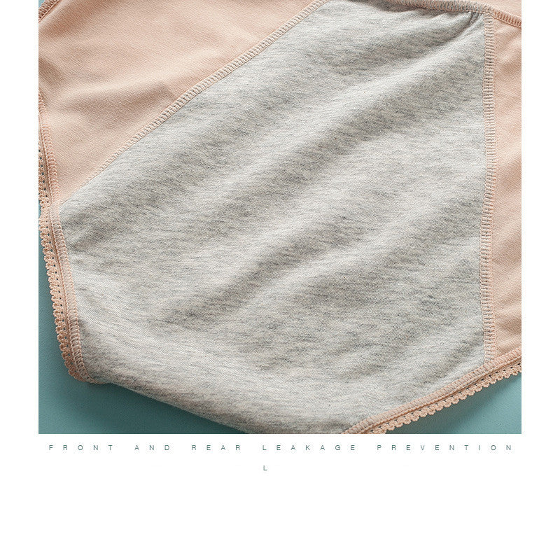 Elegant high-waisted cotton lingerie briefs - image 4