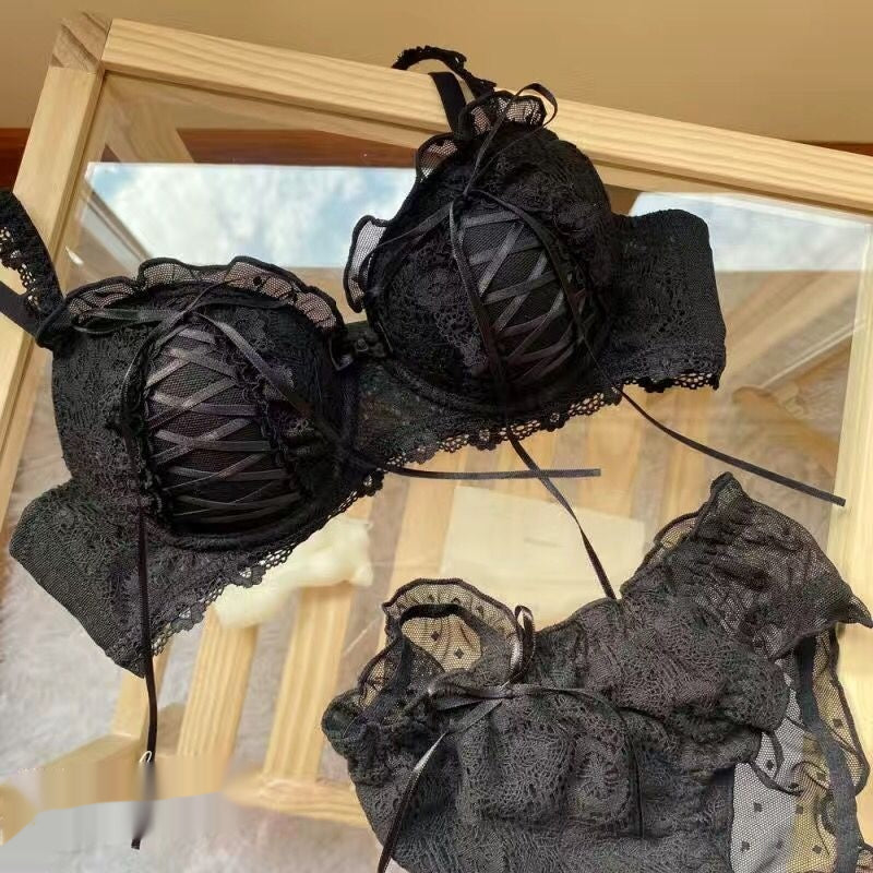 Wireless push-up cotton lingerie sets - image 1