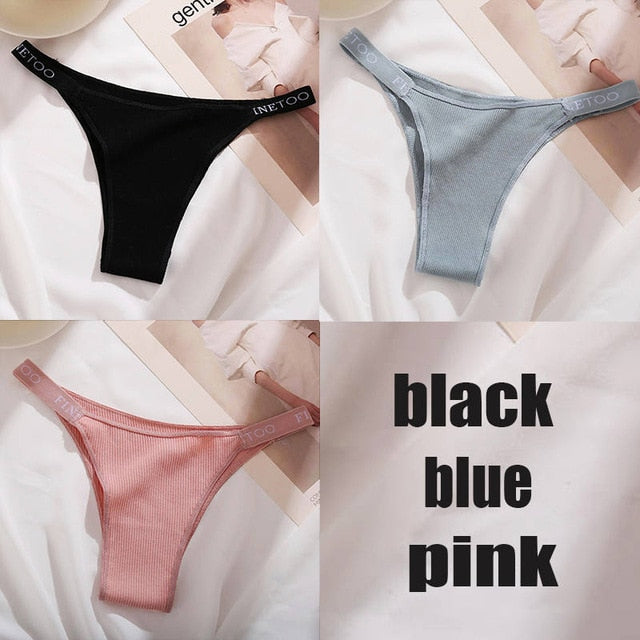 High-waisted breathable cotton and spandex lingerie briefs
