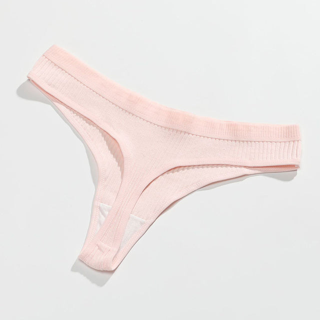 Elegant feminine cotton lingerie briefs