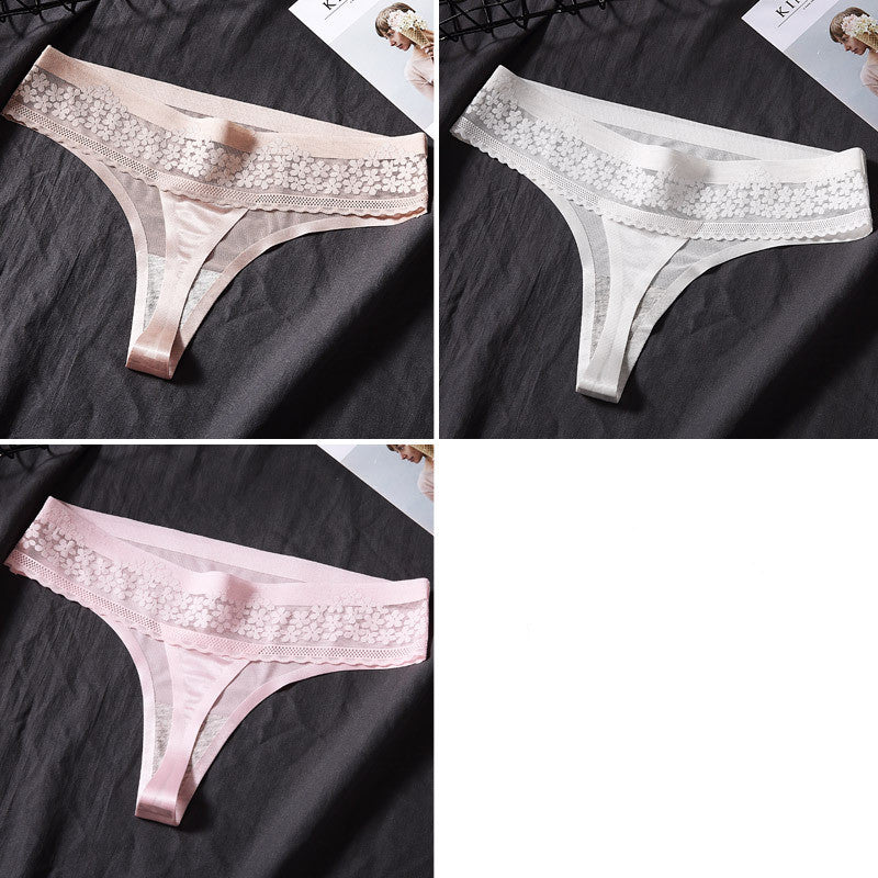 Elegant cotton and silk lingerie briefs