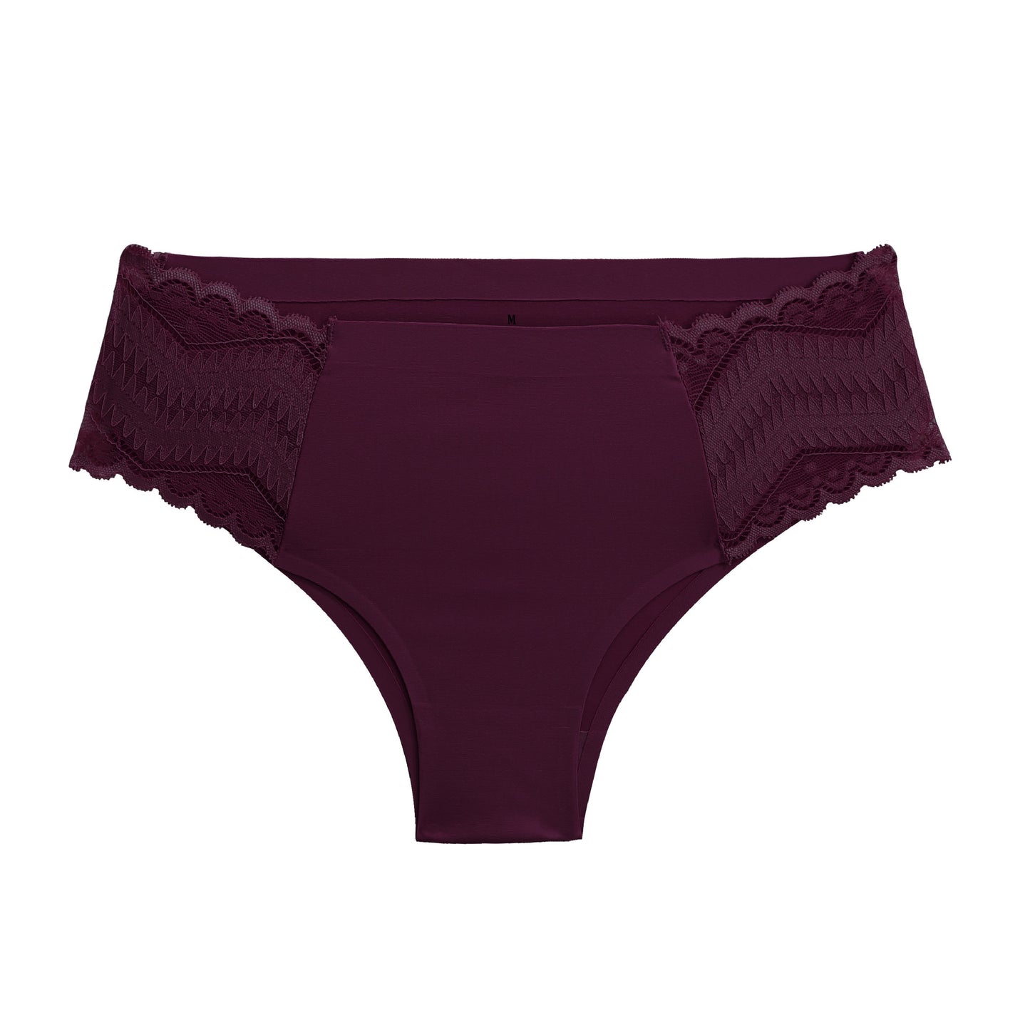 Low-waisted seamless breathable polyester lingerie briefs
