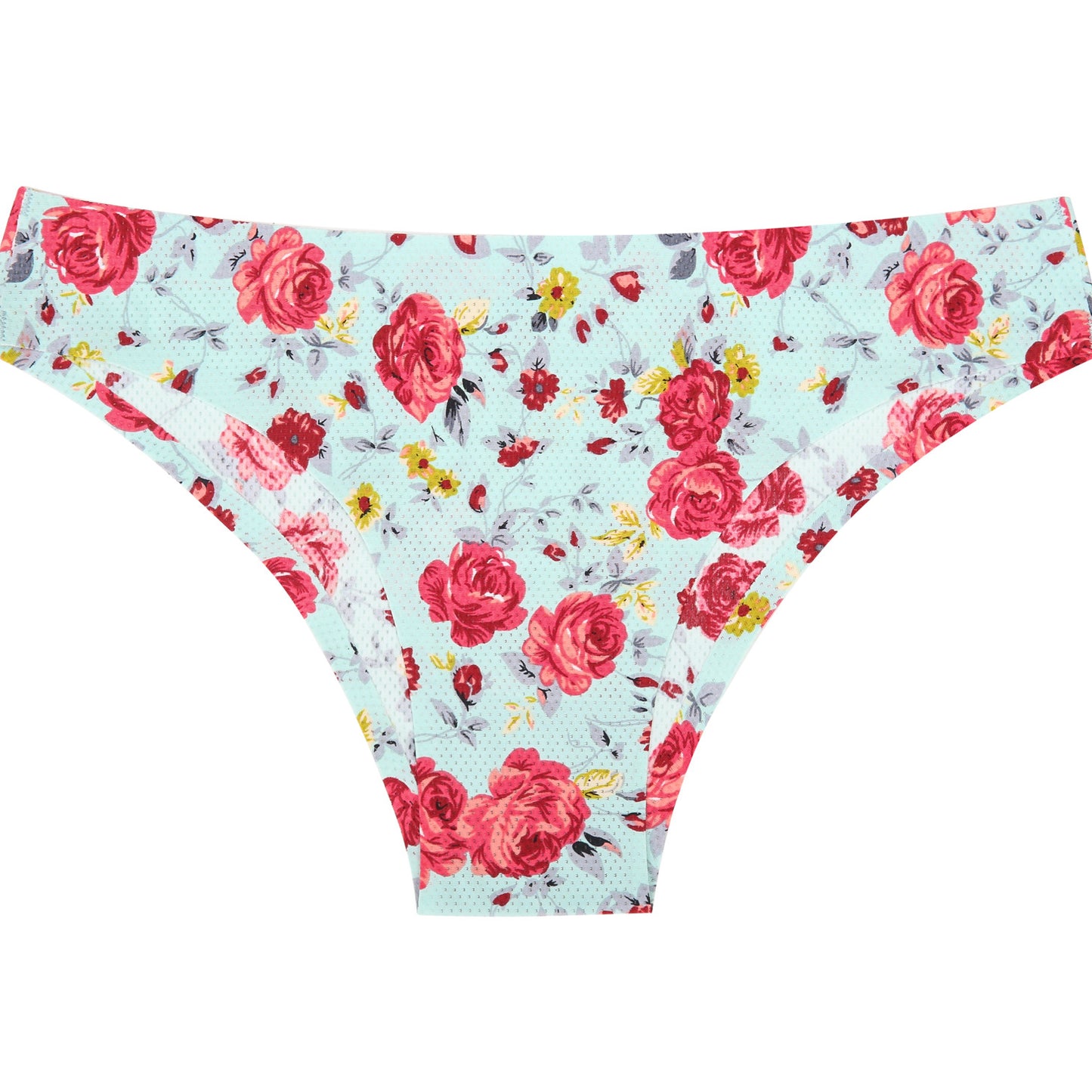 Low-waisted seamless floral cotton lingerie briefs - image 2