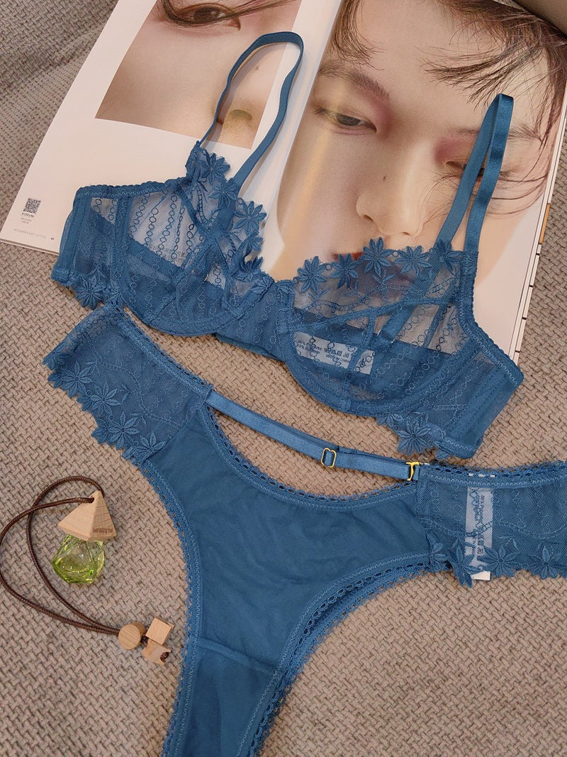 Sheer lace and mesh lingerie sets - image 2
