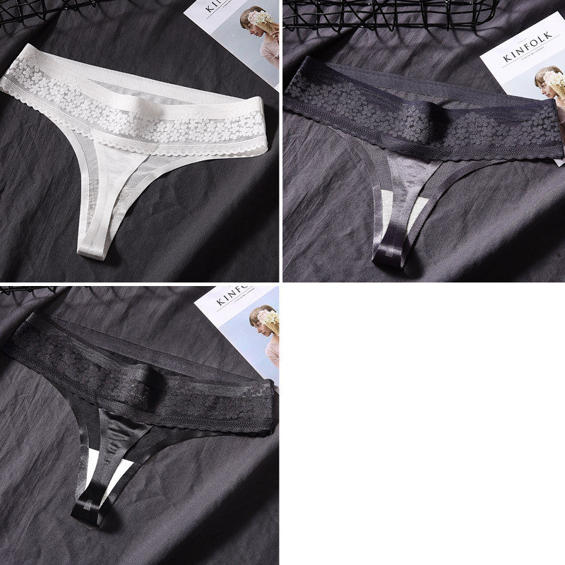 Elegant cotton and silk lingerie briefs