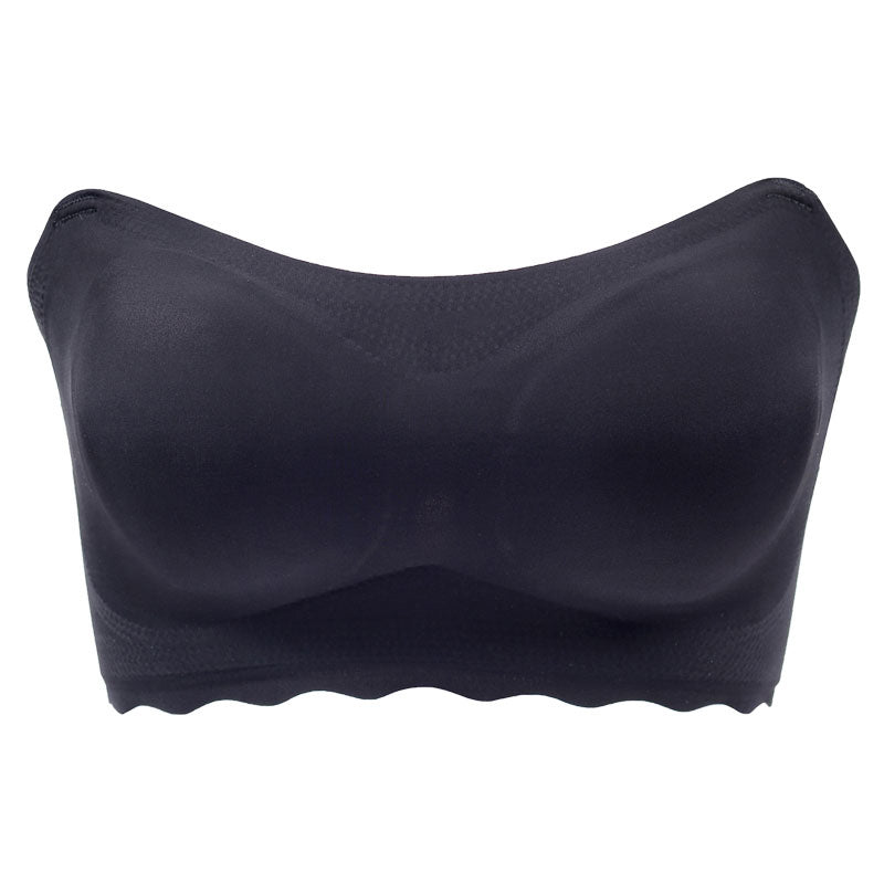 Plus-size strapless nylon and spandex bras - image 4
