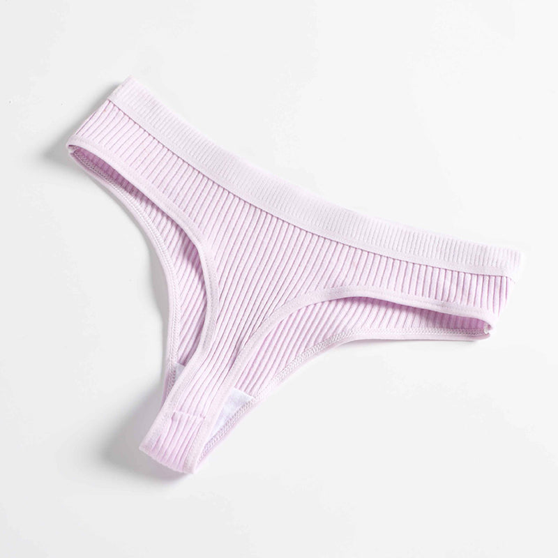 Elegant feminine cotton lingerie briefs