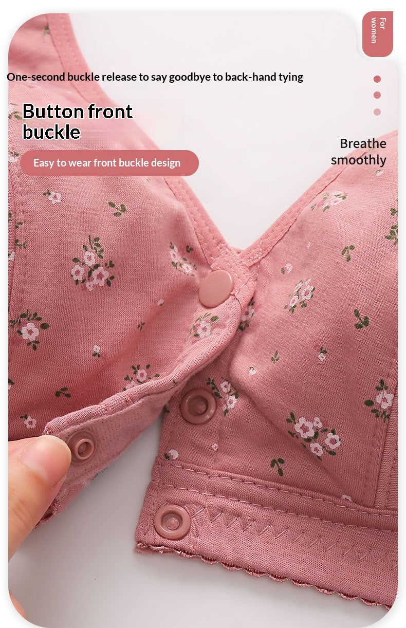 Elegant push-up breathable cotton bras - image 1