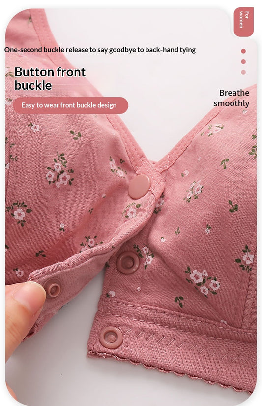 Elegant push-up breathable cotton bras - image 1