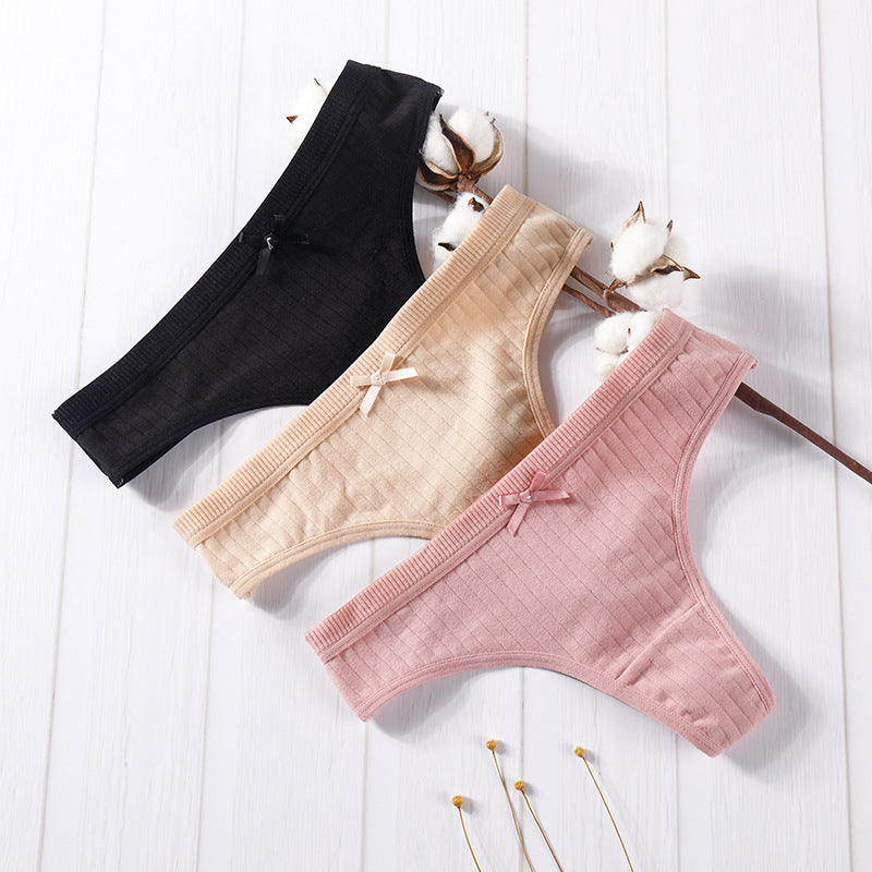 Cotton lingerie briefs - image 2