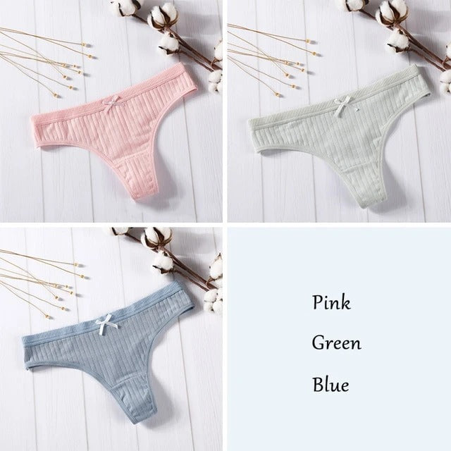 Elegant feminine cotton lingerie sets - image 2