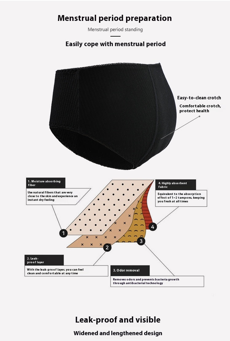 Elegant breathable cotton lingerie briefs - image 2