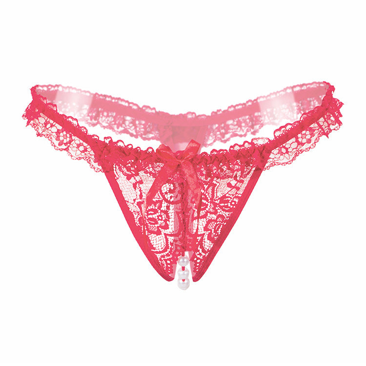 Low-waisted sheer nylon and spandex lingerie briefs - image 2
