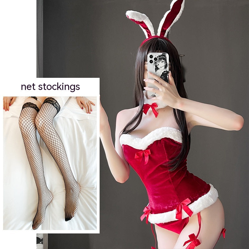 Uniform silk and polyester lingerie skirt sets