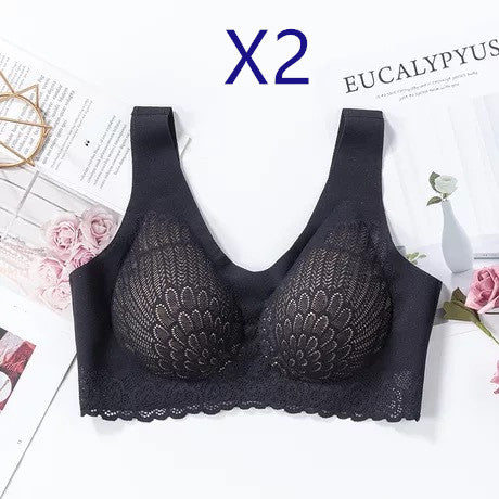 Lace and nylon bras