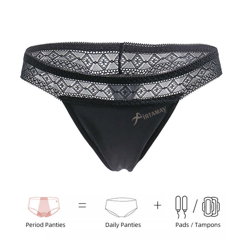 Breathable cotton and nylon lingerie briefs - image 3