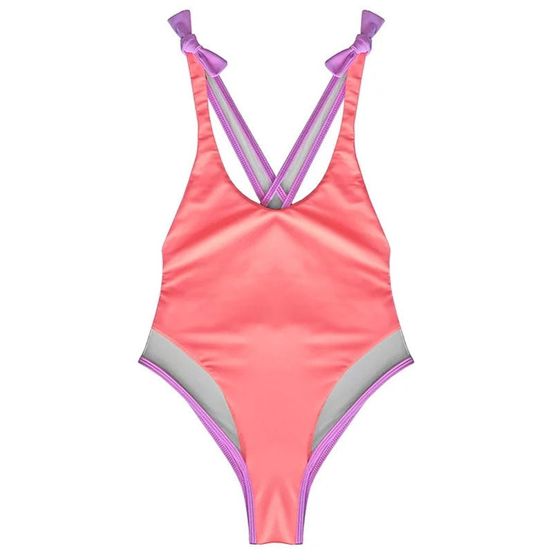 Elegant feminine nylon lingerie bodysuits