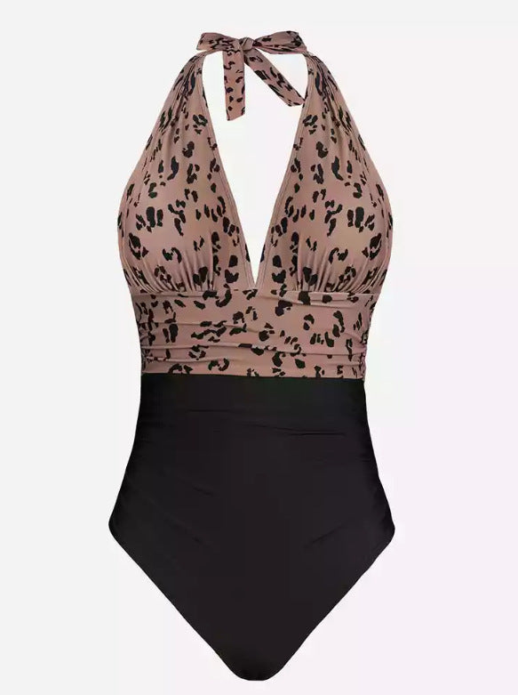 Leopard-print lace and polyester bikini sets - image 2