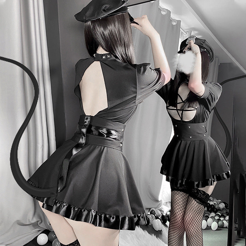 Maid Uniform Polyester Lingerie Skirt Sets product image