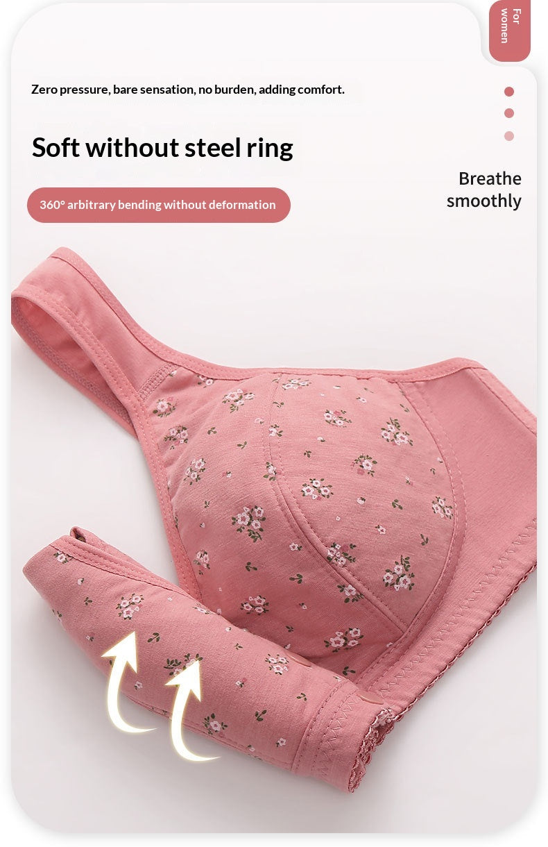 Elegant push-up breathable cotton bras - image 3