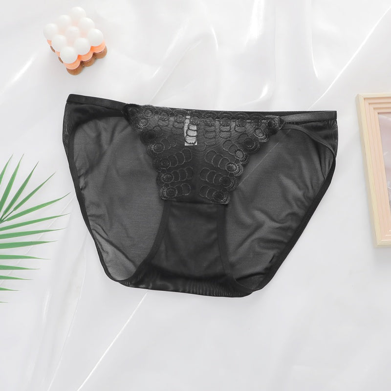 Elegant Feminine Embroidered Lingerie Sets - Black / L product image